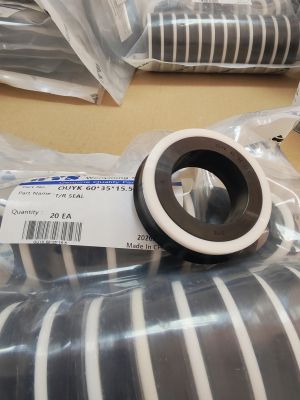 Hydraulic piston seal OUYK 60x35x15.5 NBR70+PA WYS/Korea  up to 270 bar , KOMATSU 09370-00050