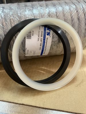 Hydraulic piston seal OHM 130x108x14.5 NBR70+Nylon (PA) WYS, up to 210 bar, CATERPILLAR 215-3243,HITACHI  4085439