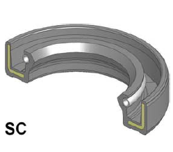 СЕМЕРИНГ A (SC) 8x18x7 NBR SOG/TW