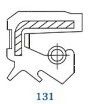 СЕМЕРИНГ TC4 (131) 8x18x7 NBR SOG/TW