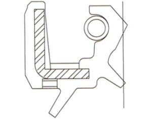 Семеринг HTC9W 50x74x9/15 W  NBR WLK/TW , за раздатъчна кутия на TOYOTA 90311-50025  