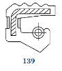 Oil seal  SG (AW) 18x28x7 ACM SOG/TW