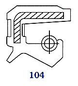 Oil seal  AS 22x40x10 NBR SOG/TW, manual transmission of Subaru, washing machines Bauknecht,Ignis,Whirlpool 481946818343