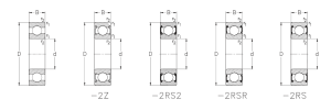 Лагер 6208 2Z NKE