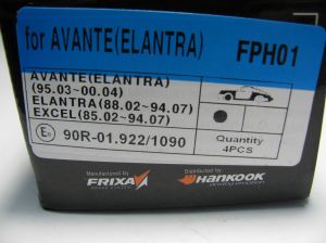 Комплект накладки FRIXA задни дискови FPH31R
