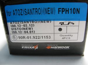 Комплект накладки FRIXA предни дискови FPH34