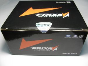Комплект спирачни накладки HANKOOK FRIXA предни дискови FPS05 (A.B.S. 37760) за Dacia, Renault