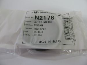 Oil seal AS 25x40x8 NBR Musashi N2178,  transmision of Nissan,Toyota OEM 32113-M8000