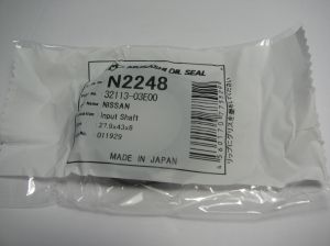Oil seal  AS 27.9x43x8 NBR Musashi N2248,  transmission of  Mazda,Nissan OEM 32113-03E00