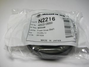 Oil seal A (AD) 33x66x13 NBR Musashi N2216, front wheel hub of Nissan OEM 40533-C6000