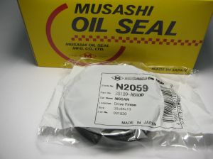 Семеринг AS 36x50x8 Musashi L Silicone N2353, Nissan 13042-16A11