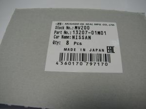 Уплътнители за клапани Musashi MV200, Приложение:  Nissan OEM 13207-01M01