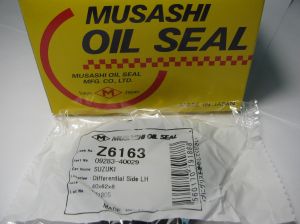 Oil seal AS 40x62x8 W NBR Musashi Z6163, differential of Suzuki OEM 09283-40029