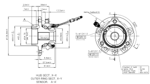 Wheel hub assembly ILJIN IJ133022 (136.8x70/85x38) for front axle of Opel, Vauxhall, OEM:  93178652, 13110964, 1603254, 16 03 254,713 6443 20, VKBA 3651, R153.48
