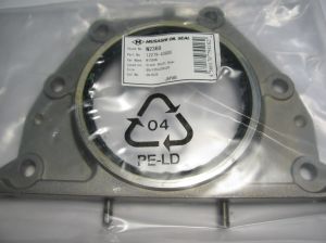 Oil seal with flange  86x126/209x18.5 L-left helix Viton Musashi N2360, crankshaft rear of  BMC,Ford,Nissan OEM 12279-43G05