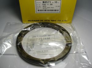 Oil seal AS 90x110x9 L-left helix,  Silicone Musashi M4571, crankshaft rear of  Ford,Hyundai,Kia, Mazda OEM F801 11 399