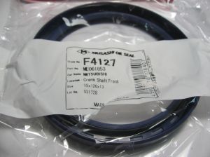 Oil seal AS 95x120x13 Silicone Musashi F4127, crankshaft front of Mitsubishi Fuso Tractor FP,FV  Fuso Тruck FN,FQ,FS,FT,FU  Fuso Bus MM,MP,MR,MS,MU ME061853