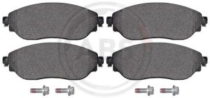 A.B.S.  35077  Brake Pad Set, disc brake for front axle of Fiat,Nissan,Opel,Renault ,4106000Q1H, 410601073R