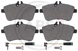 A.B.S.  37457  Brake Pad Set, disc brake for front axle of Mercedes-Benz 169 420 08 20, 169 420 12 20