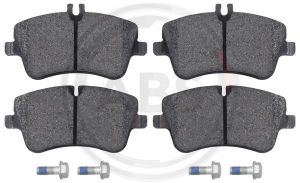 A.B.S.  36707  Brake Pad Set, disc brake for front axle of Mercedes-Benz 003 420 25 20, 003 420 26 20