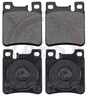 A.B.S. 36787 комплект дискови спирачни накладки, дискови спирачки за задна ос на Chrysler,Mercedes-Benz,002 420 05 20, 002 420 16 20