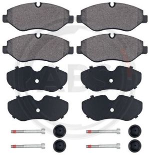 A.B.S.  36707  Brake Pad Set, disc brake for front axle of Mercedes-Benz 004 420 67 20, 004 420 83 20