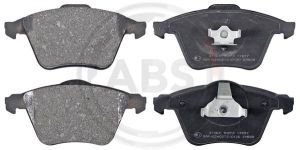 A.B.S.  37464  Brake Pad Set, disc brake for front axle of Cadillac, Ford, Mazda, Opel, Saab, Volvo,93195754, 1368558