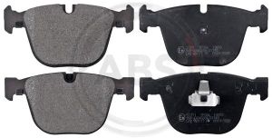 A.B.S.  37371  Brake Pad Set, disc brake for rear axle of BMW 34 21 0 403 290, 34 21 6 757 536