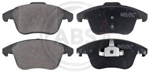A.B.S.  37599  Brake Pad Set, disc brake for front axle of Citroen,DS,Peugeot,1617273380, 4254.77