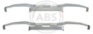 	 A.B.S. 1213Q  комплект принадлежности, дискови накладки  предна ос на Mercedes-Benz,VW