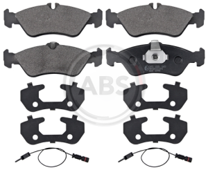 A.B.S.  36913  Brake Pad Set, disc brake for rear axle of Mercedes-Benz 002 420 40 20, 2D0 698 451