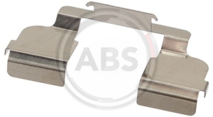 A.B.S. 1698Q комплект принадлежности за дискови накладки за предна ос на Dacia,Renault