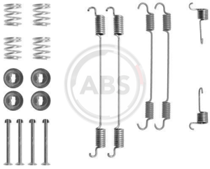 A.B.S.  0750Q  комплект принадлежности за спирачна челюст за задна ос на Citroen, Nissan,Peugeot,Renault