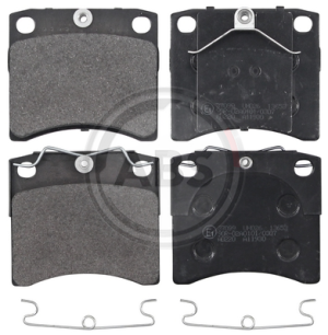 A.B.S. 37099 brake pad set, disc brake for front axle of VW 701 698 151B, 701 698 151F