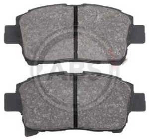 A.B.S. 37834 brake pad set, disc brake for front axle of Toyota 044650W080, 446547050