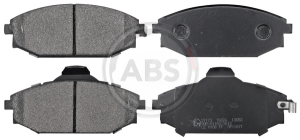 A.B.S. 37173 brake pad set, disc brake for front axle of Hyundai 58101M1A00, S2000100