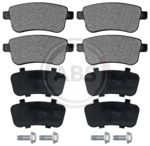 A.B.S. 37732 brake pad set, disc brakes for rear axle of Renault 440601416R, 440603558R