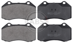 A.B.S. 37519 дискови спирачни накладки, дискови спирачки за предна ос на Renault 410603303R, 8671016704