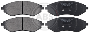 A.B.S. 37352 brake pad set, disc brake for front axle of Chevrolet,Daewoo,96534653