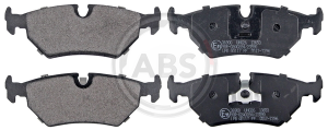 A.B.S. 36900 brake pad set, disc brake for rear axle of Citroen,Daimler,Fiat,Jaguar,Lancia,Peugeot,1617276580, 425466