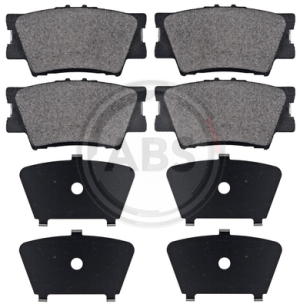 A.B.S. 37545 brake pad set, disc brake for rear axle of Lexus,Toyota,04466-33160, 04466-42060