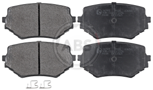 A.B.S. 36965 brake pad set, disc brake for front axle of Suzuki 55200-65D00, 55200-65D10