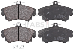 A.B.S. 37521 brake pad set, disc brake for front axle of Mitsubishi,Smart,4605A658, 4544210010