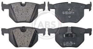 A.B.S. 37612 brake pad set, disc brakes for rear axle of BMW,34 21 6 776 937, 34212413041