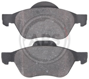 A.B.S. 35023 Brake Pad Set, disc brake for front axle of Renault 8671016654
