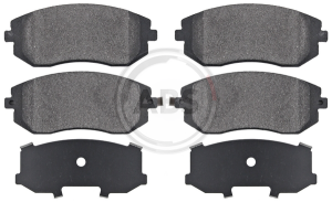 A.B.S. 37612 brake pad set, disc brakes for front axle of Audi, Fiat, Seat, VW