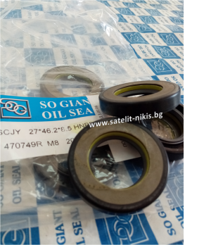 Oil seal SCJY 27x46.2x8.5 Nylon + HNBR CHO/TW , for steering rack 