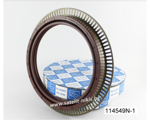 Oil seal  A/BSW 145x175/205x18/20 W- bidirectional helix ,FKM, with  ABS impulse ring -wheel hub of  Mercedes-Benz