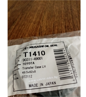 Oil seal UE 49.5x62x8 L Musashi T1410, transfer case of TOYOTA 90311-49001
