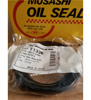 Oil seal UES-S 62x81x7.5/17.5 Musashi T1336,  rear wheel hub outer side of TOYOTA 90311-62001